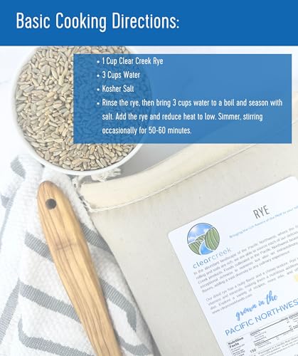 Rye Berries| Certified Glyphosate Residue Free | 18 LB - Image 3