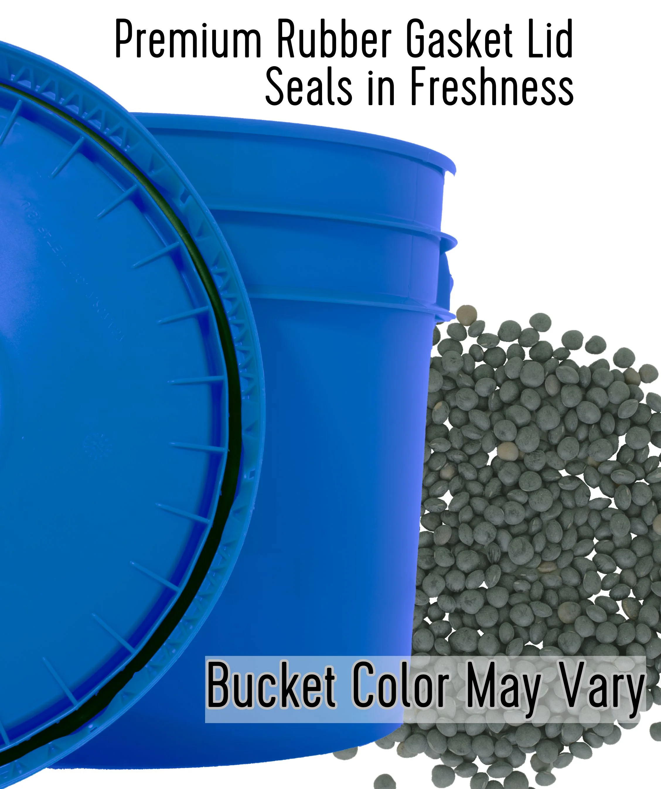 Beluga Lentils | 25 LBS Bucket - Image 7