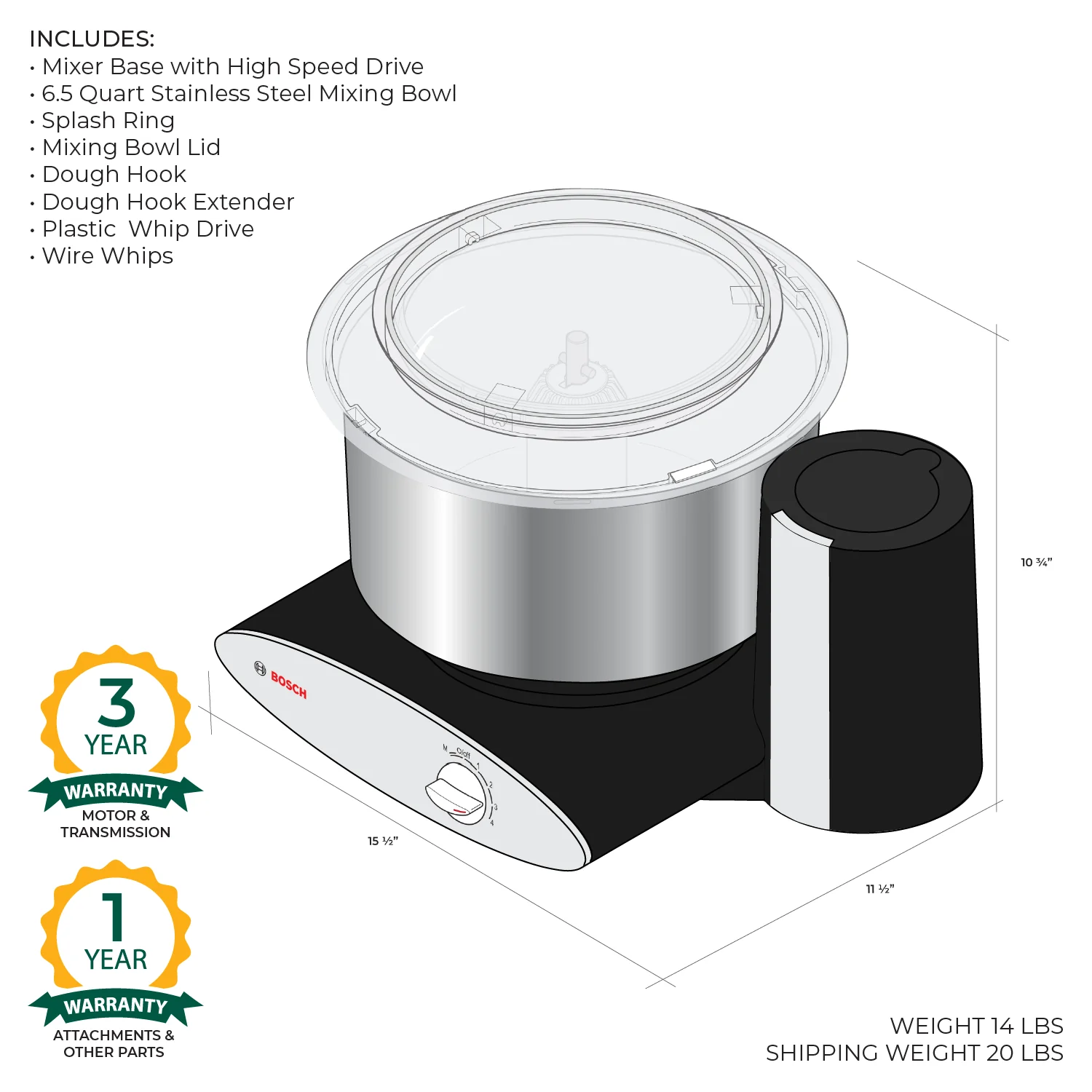 Black Universal Plus with Stainless Steel Bowl - Image 8