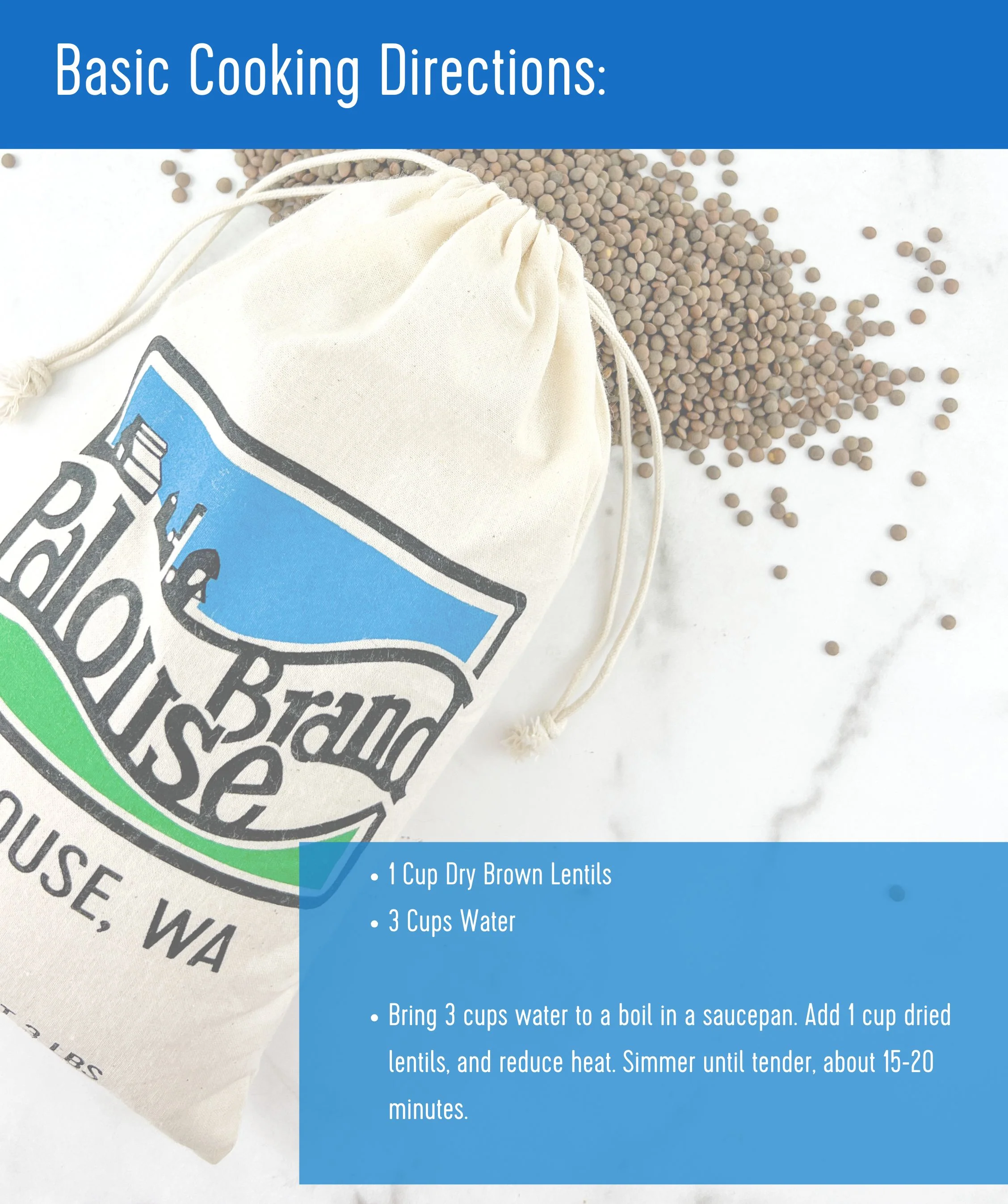Brown Lentils | 25 LB Bucket | Certified Glyphosate Residue Free - Image 6