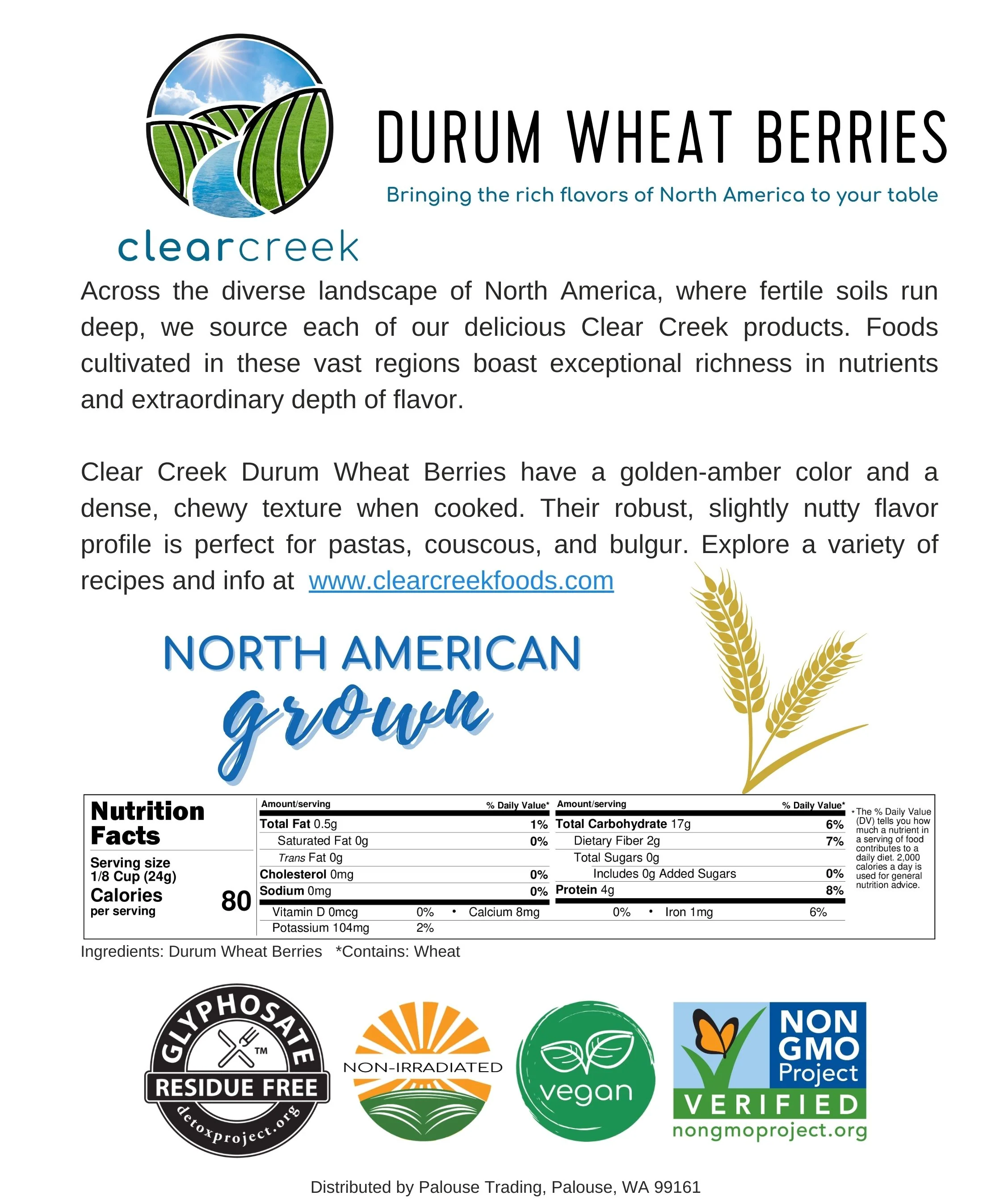 Durum Berries | Certified Glyphosate Residue Free | 25 LB Bucket - Image 5
