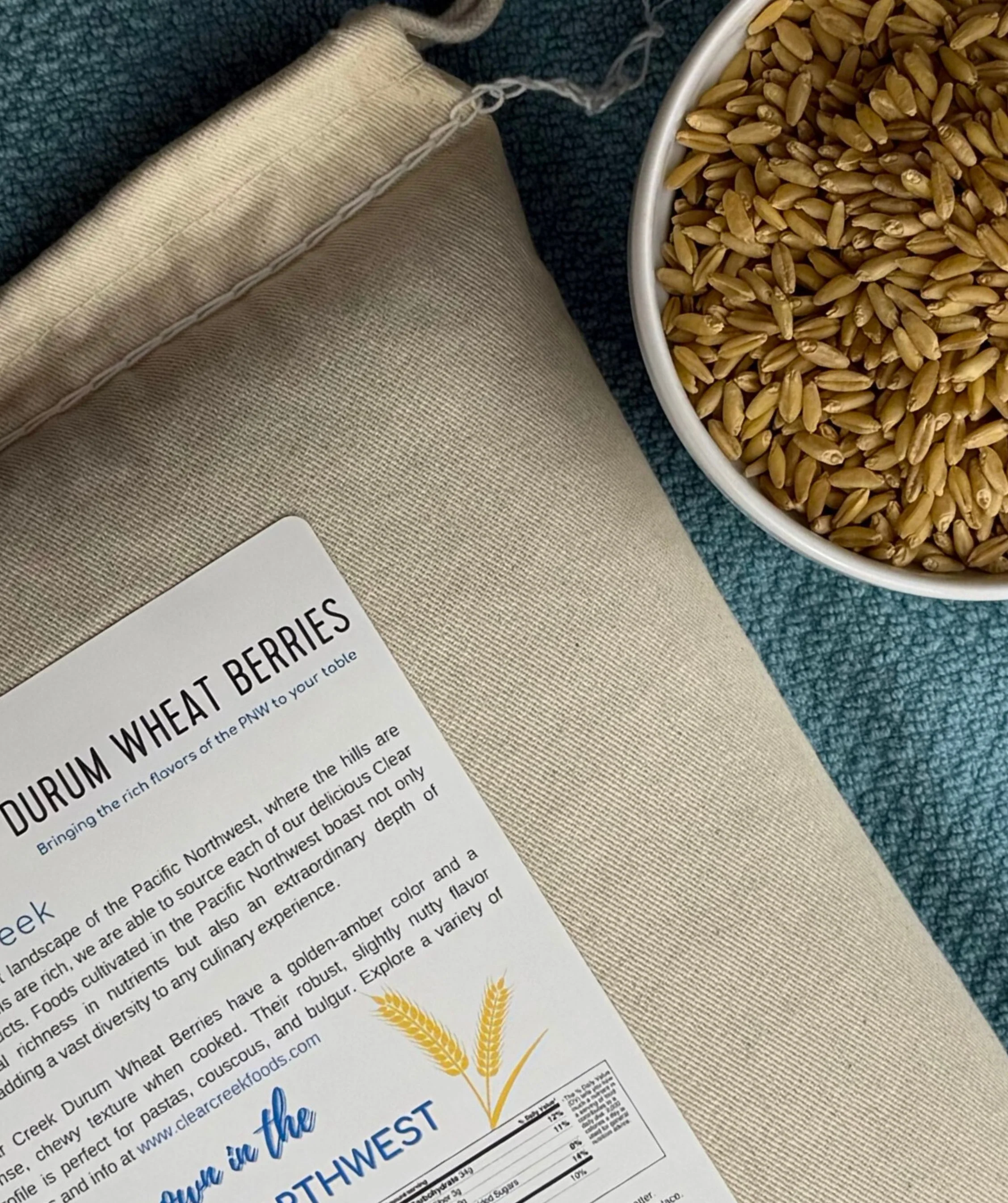 Clear Creek Value Grain Bundle | Einkorn, Khorasan, Durum, Rye, Spelt, and Barley Berries | 24 lb (6 x 4 lb bags) | Certified Glyphosate Residue Free - Image 7
