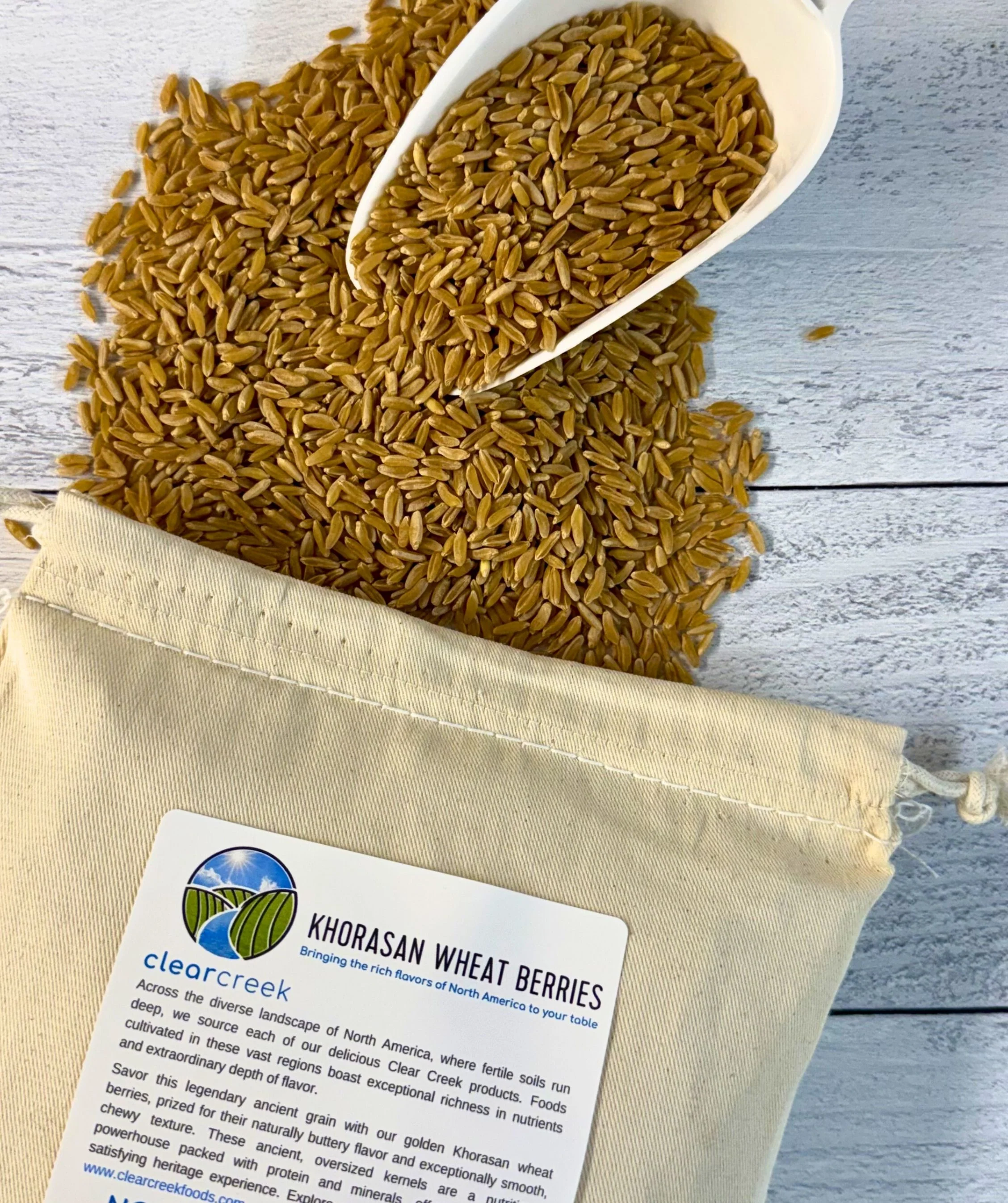 Khorasan Wheat Berries | 8 lb (2 × 4 lb) | Certified Glyphosate Residue Free - Value Pack - Image 3