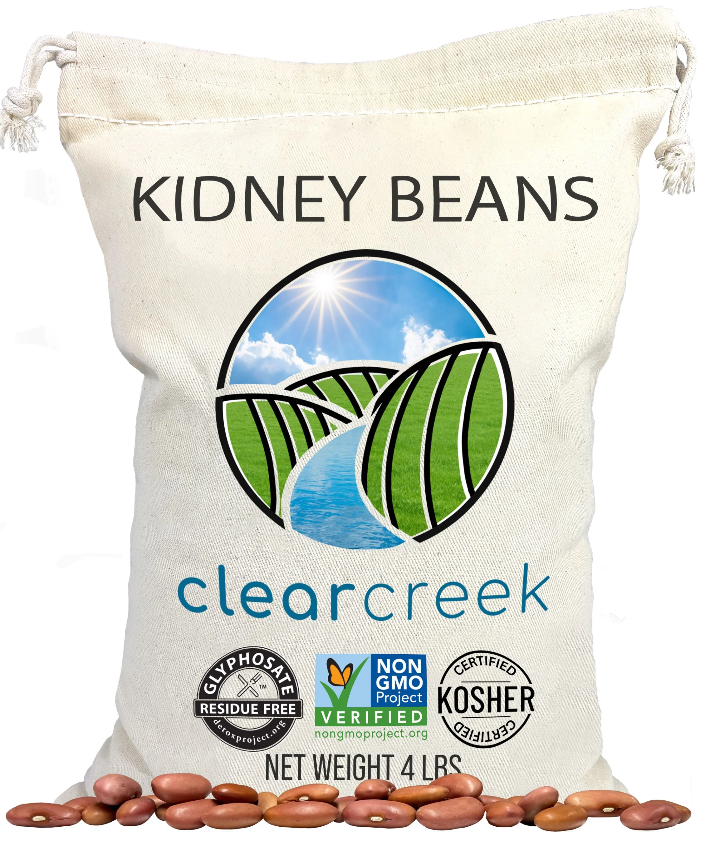 Kidney Beans | 4 LB | Certified Glyphosate Residue Free
