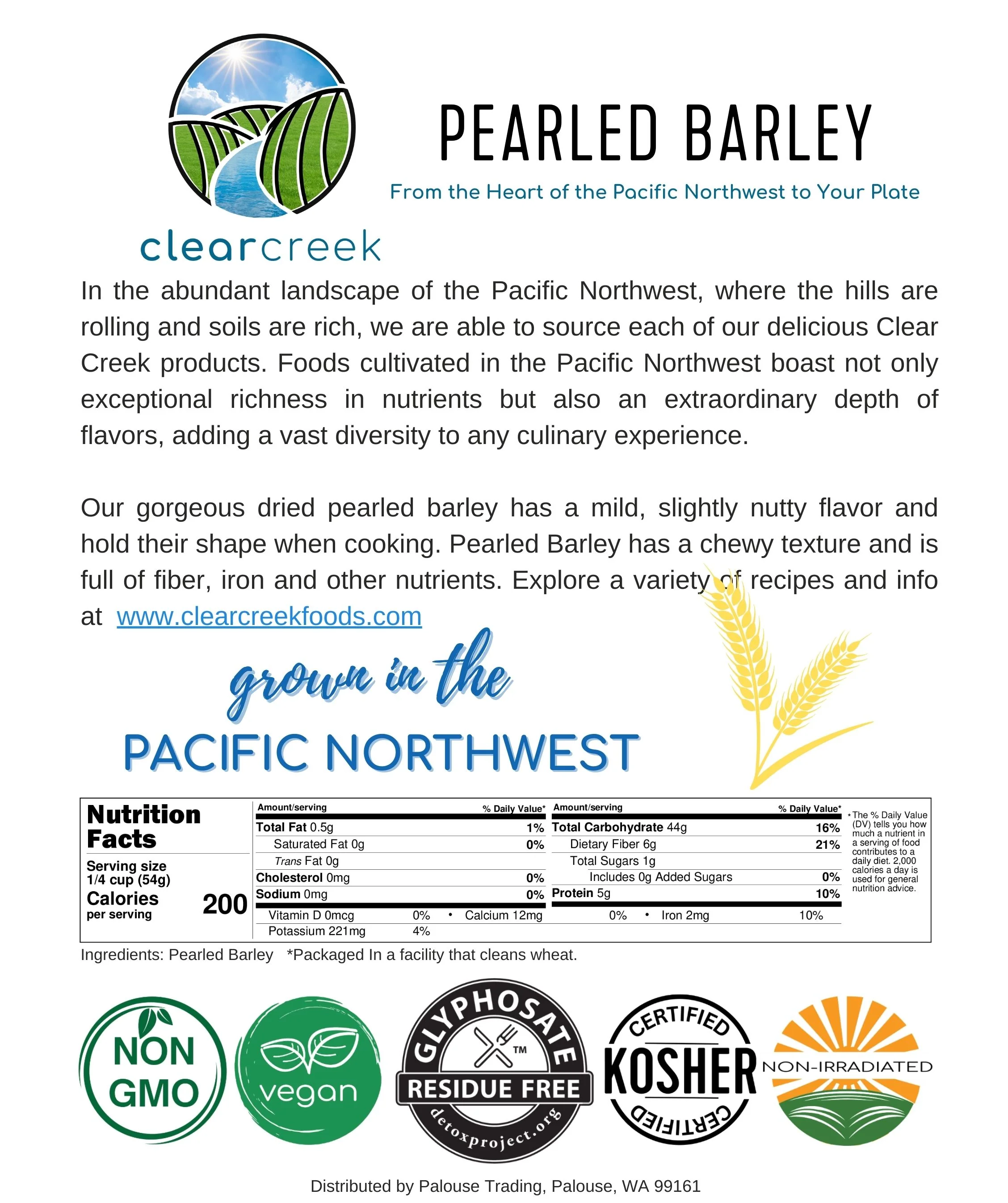 Pearled Barley | 25 LB | Certified Glyphosate Residue Free - Image 5