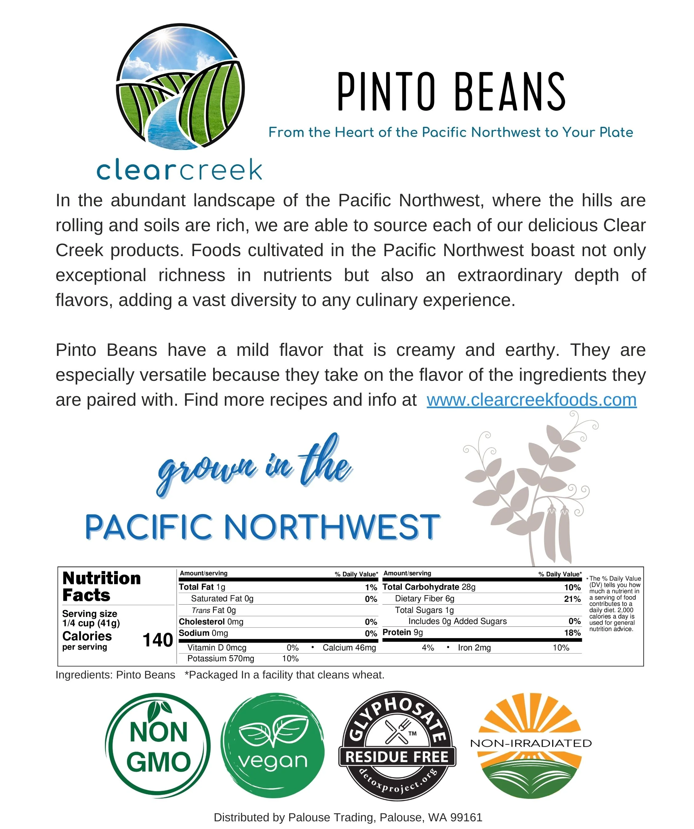 Pinto Beans | 18 LB | Certified Glyphosate Residue Free - Image 5