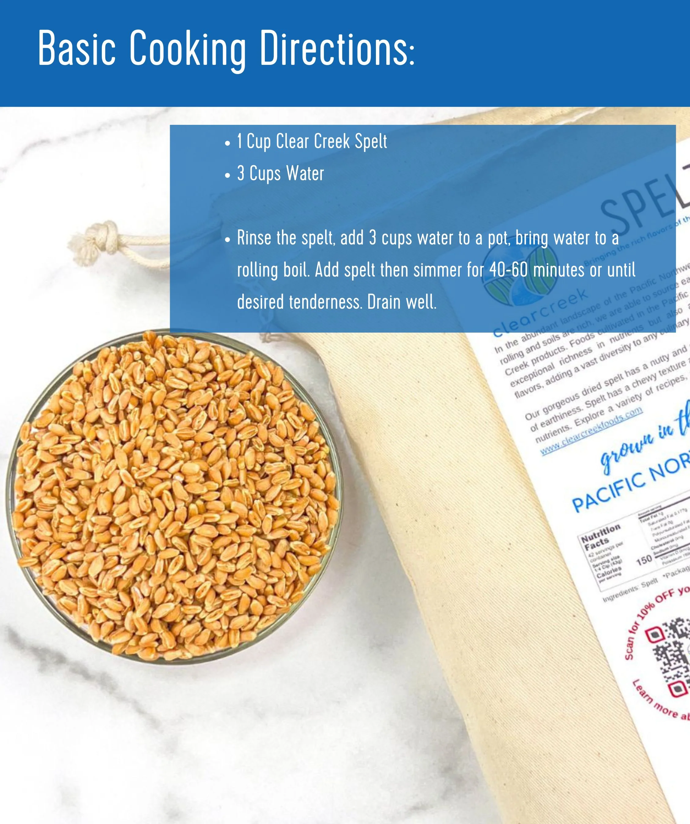 Spelt Berries | 25 LB - Image 3